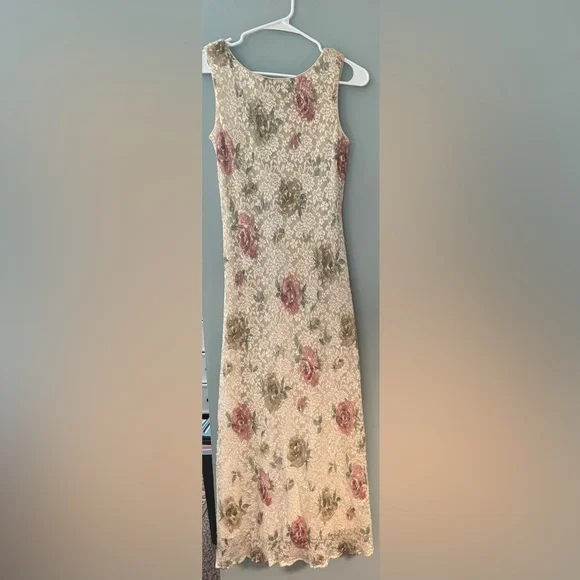 Dress Barn Dresses | Dress Barn Cream Lace Dress | Color: Green/Pink | Size: 6 | Cyla_And_Rose's Closet Dress Barn Dresses | Dress Barn Cream Lace Dress | Color: Green/Pink | Size: 6 | Cyla_And_Rose's Closet